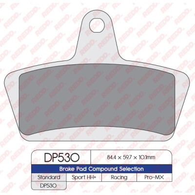 J. PLAQUETTES DE FREIN DP530
