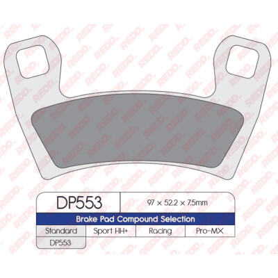 J. PLAQUETTES DE FREIN DP553