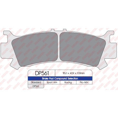 J. PLAQUETTE DE FREIN DP561