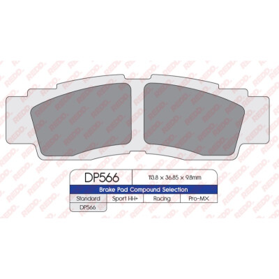 J. PLAQUETTES DE FREIN DP566
