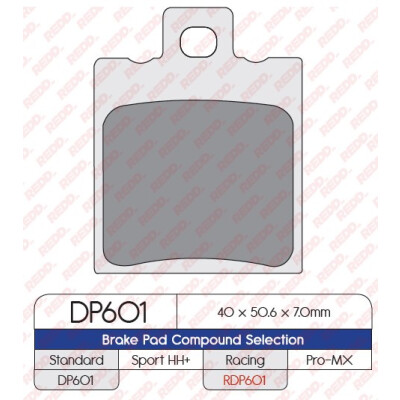 J. PLAQUETTE DE FREIN DP601