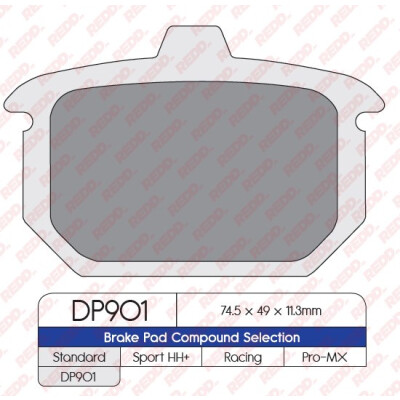 J. PLAQUETTES DE FREIN DP901