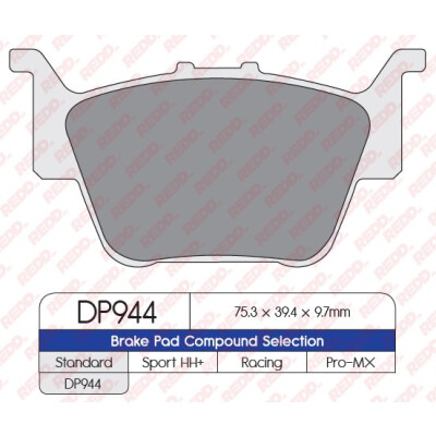 J. PLAQUETTES DE FREIN DP944