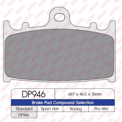 J. PLAQUETTES DE FREIN DP946