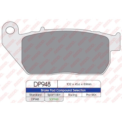 J. PLAQUETTES DE FREIN DP948