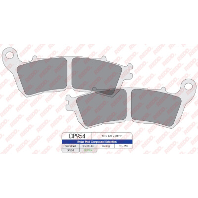 J. PLAQUETTES DE FREIN DP954