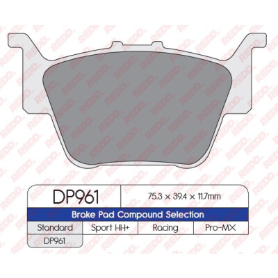 J. PLAQUETTES DE FREIN DP961