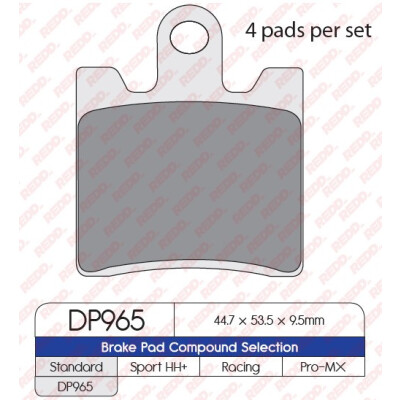 J. PLAQUETTES DE FREIN DP965