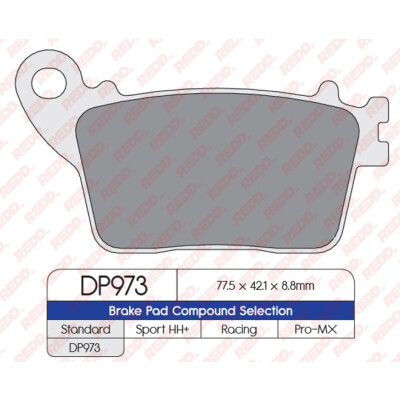 J. PLAQUETTES DE FREIN DP973