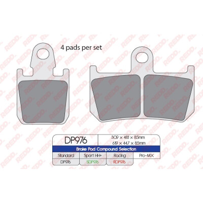J. PLAQUETTES DE FREIN DP976
