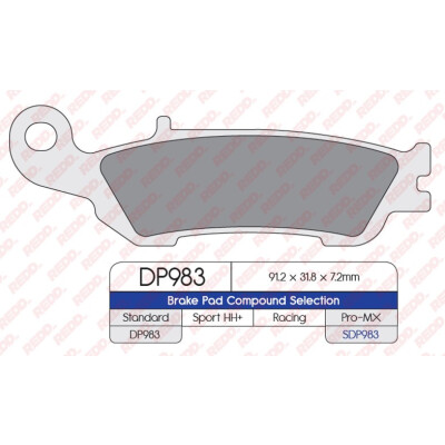 J. PLAQUETTES DE FREIN DP983