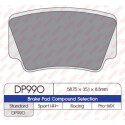 J. PLAQUETTES DE FREIN DP990