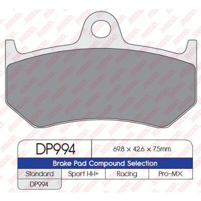 J. PLAQUETTES DE FREIN DP994
