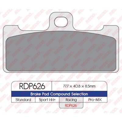 J. PLAQUETTES DE FREIN RDP626