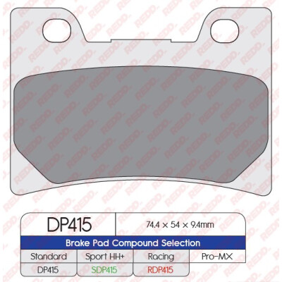 J. PLAQUETTES DE FREIN SDP415HH+
