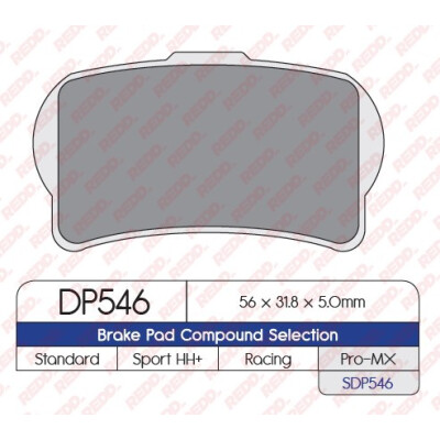 J. PLAQUETTES DE FREIN SDP546