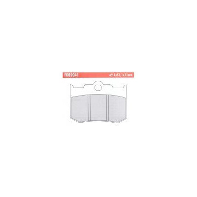 J. PLAQUETTE DE FREIN FDB2041P FERODO