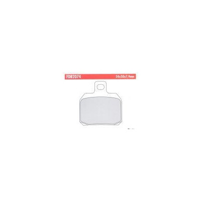 J. PLAQUETTE DE FREIN FDB2074P FERODO