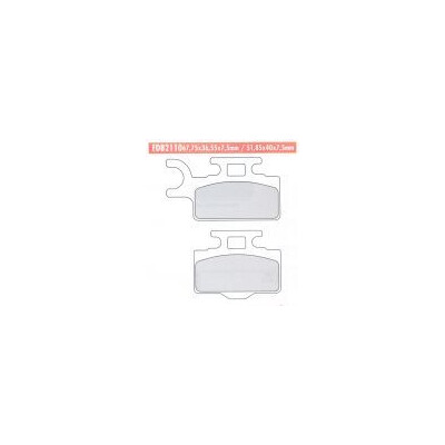 J. PLAQUETTE DE FREIN FDB2110SG FERODO