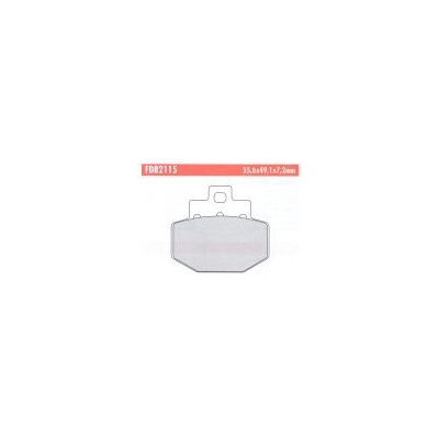 J. PLAQUETTE DE FREIN FDB2115P FERODO