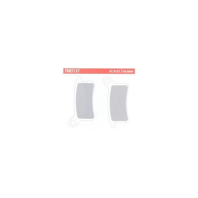 J. PLAQUETTE DE FREIN FDB2157SG FERODO