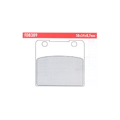 J. PLAQUETTE DE FREIN FDB389ST FERODO