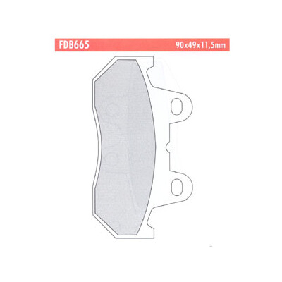 J. PLAQUETTES DE FREIN FERODO FDB665ST