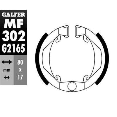 MÂCHOIRE DE FREIN MF-302 GALFER