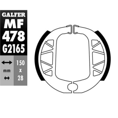 MÂCHOIRE DE FREIN MF-478 GALFER