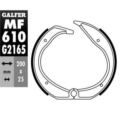 MÂCHOIRE DE FREIN MF-610 GALFER