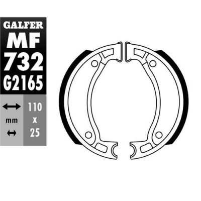MÂCHOIRE DE FREIN MF-732 GALFER