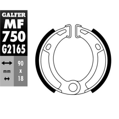 MÂCHOIRE DE FREIN MF-750 GALFER