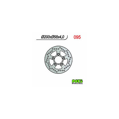 DISQUE DE FREIN NG 095 200X58X4