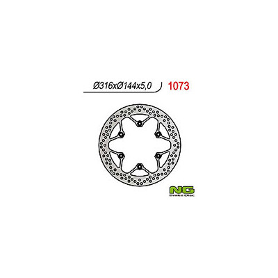 DISQUE DE FREIN NG 1073 316X144X5