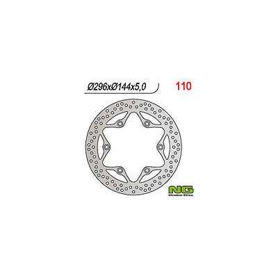 DISQUE DE FREIN NG 110 296X144X5