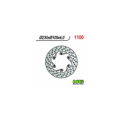 DISQUE DE FREIN NG 1100 230X105X4