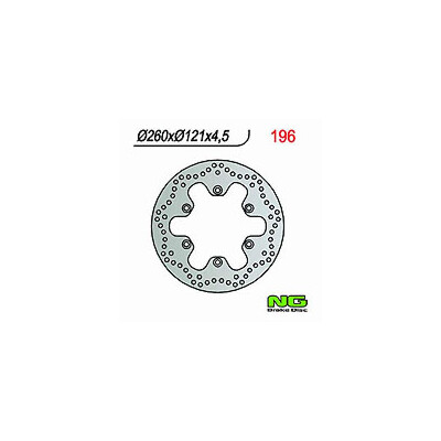 DISQUE DE FREIN NG 196 260X121X4.5