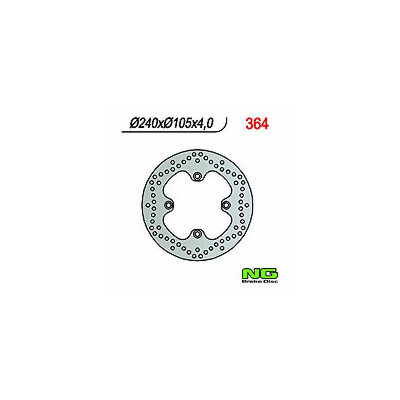 DISQUE DE FREIN NG 364 240X105X4