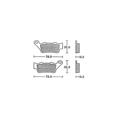 DISQUE DE FREIN NG 675 250X118X3