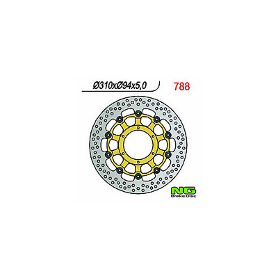 DISQUE DE FREIN NG 788 310X94X5