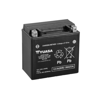 BATTERIE YUASA YTX14L-BS SM