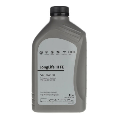 Huile moteur VW 0W30 LL03 504 00/507 00 1L