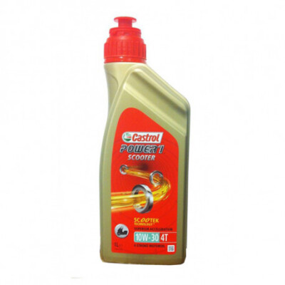 Huile moteur Castrol Power1 Scooter 4T 10W30 pour moto, 1 L