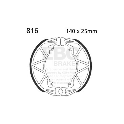 Kit de freins pour moto EBC 816