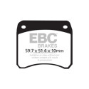 Plaquettes de frein frittées EBC pour motos sportives HH FA016HH