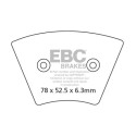 Plaquette de frein organique EBC FA026