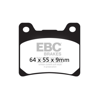 Plaquettes de frein frittées EBC Sportbike FA088HH
