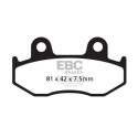 Plaquettes de frein organiques pour motocross EBC FA092TT