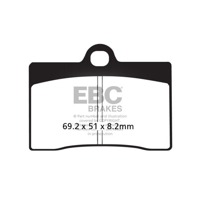 Plaquettes de frein organiques EBC FA095
