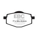 Plaquettes de frein organiques EBC FA101